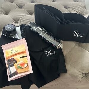 Body Shaper & Detox Bundle | No-Fold Wrap Band + Burn Cream + 14-Day Tea + Bonus